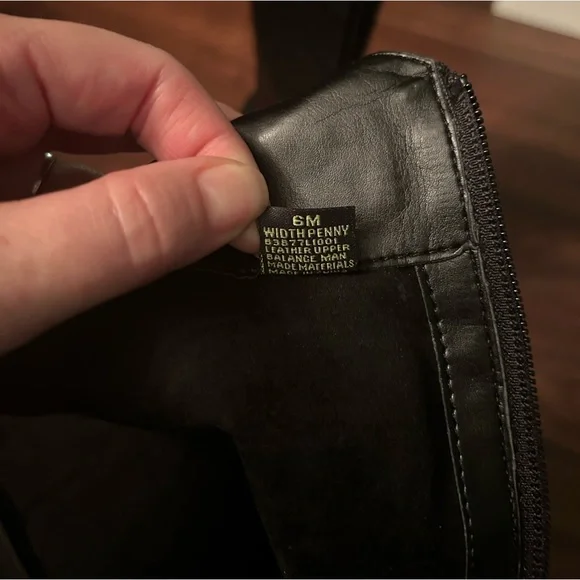 Sam Edelman Penny black leather boots Size 6 - Picture 5 of 7